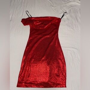 superdown Tamia Asymmetrical Mini Dress